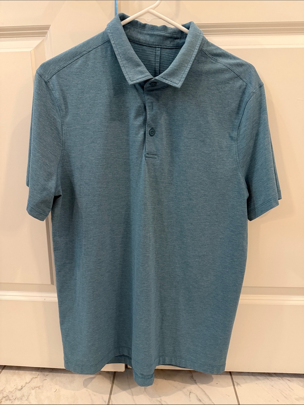 lululemon athletica Men's Polo in Heathered Teal